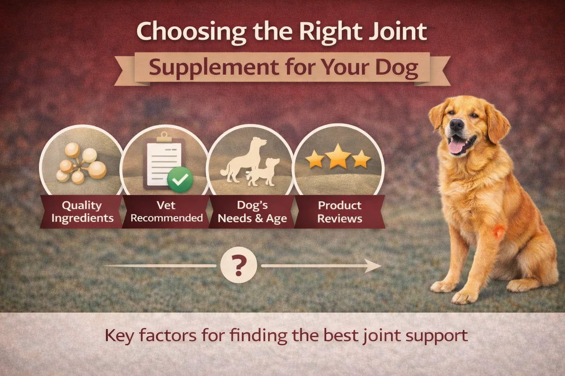 best dog joint supplement criteria
