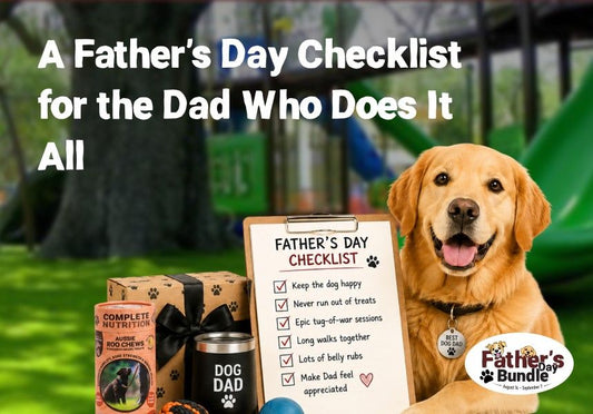 A Father's Day Checklist for the Dog Dad's Who Do It All