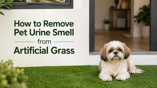 How to Remove Pet Urine Smell from Artificial Grass