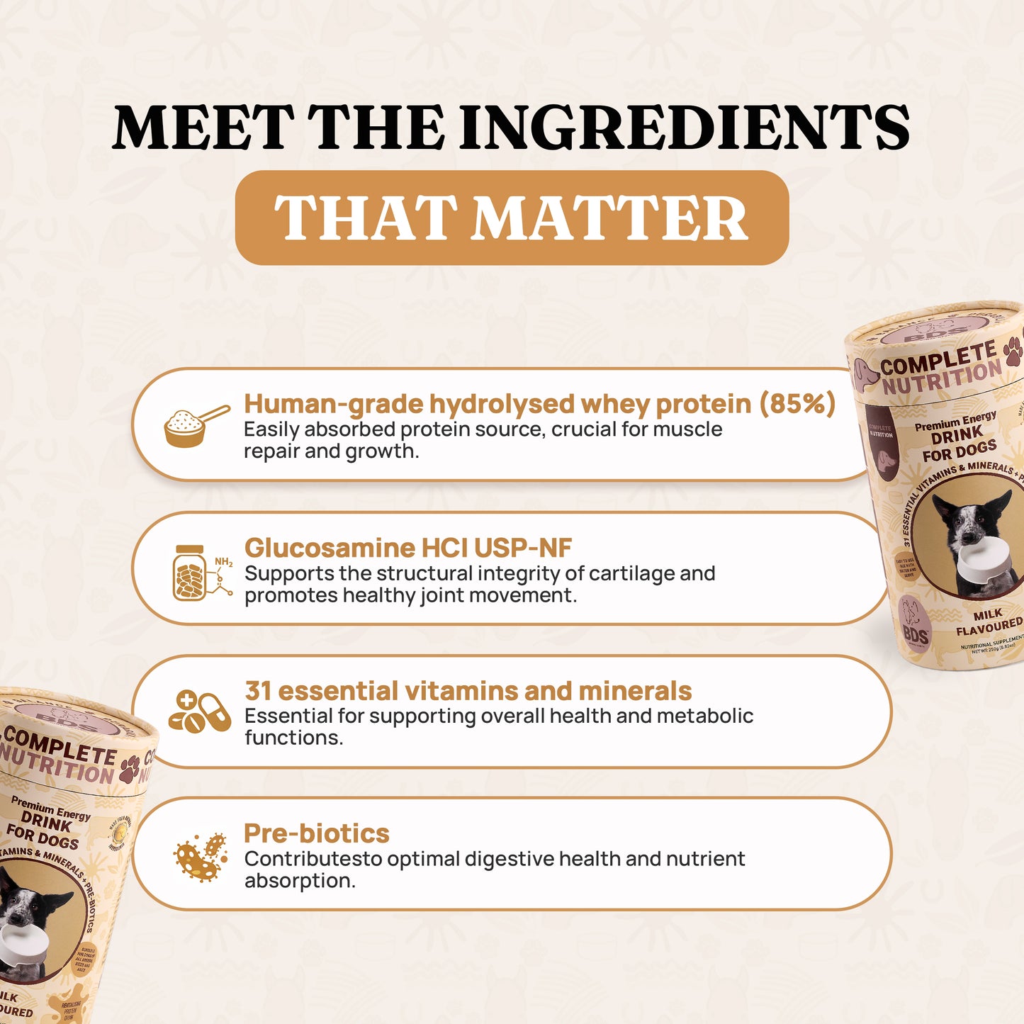 Premium Energy Enriched Drink for Dogs