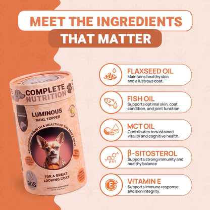 Luminous - Omega 3 and 6 Fatty Acid Supplement for Dogs